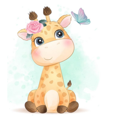 Giraffa bimba