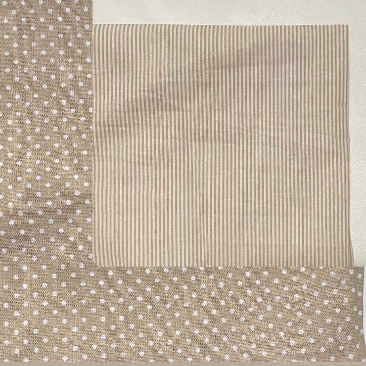 Beige pois + beige righini 